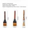 Coffee Bar Brush - Bristle Brush for Grinder Crevice Dust/Coffee Grounds Cleaning, Dust Remover for Baristas/Coffee Shops/Home Use KFS-QJ06