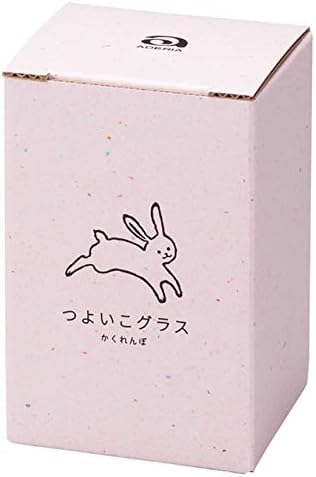 Strong Child Glass S&M Pair Set, Hide and Seek Rabbit, Adelia/Ishizuka Glass (6086/6087)