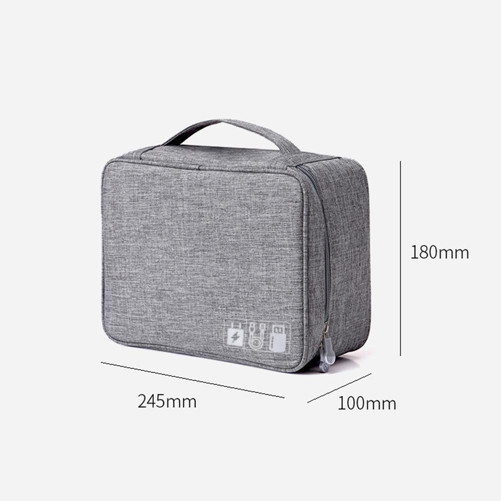 Multifunctional Digital Electronic Storage Bag Polyester Data Cable Portable Storage Bag