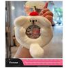 Little Happy Jinnew Dog Bag Key Holder With Soft Fabric For Gift Decoration And