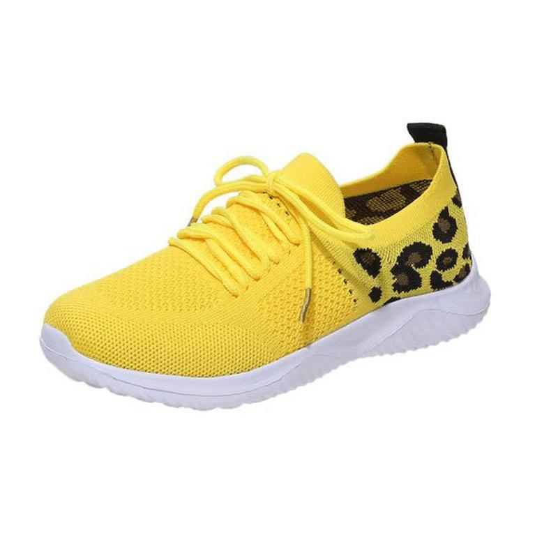 

Women Casual Shoes New Leopard Lace-up Sneakers Lightweight Mesh Breathable Casual Sports Shoes Women Running Shoes 2026 35