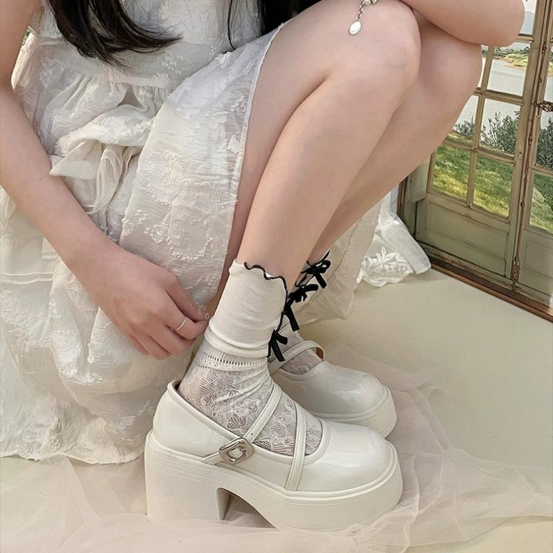 Women Sneakers 2024 Spring Autumn Casual Shallow High Heels Square Heels Round Toe Designer Shoes Loafers Shoes Sneakers