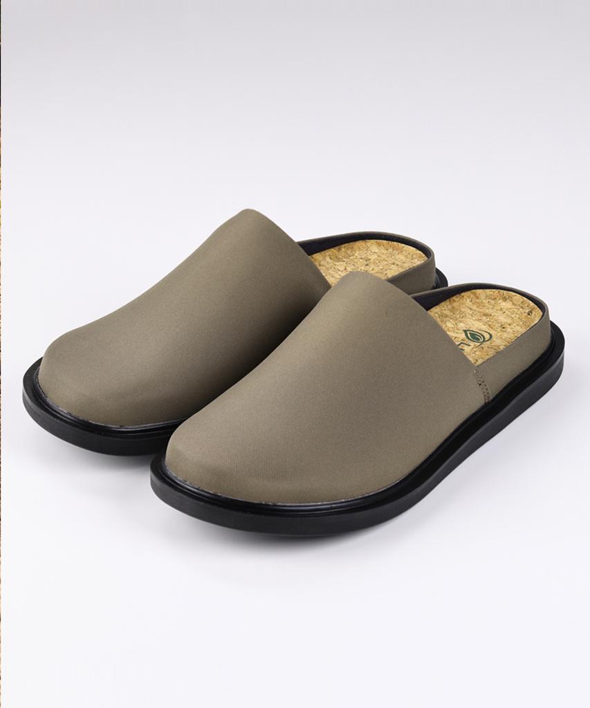 Liefny Fla Mule Low Clogs Khaki Brown (Mupll05)