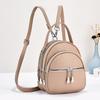 Stylish High-quality Macaron Color Backpack Fashionable Versatile Handbag With Zipper Closure