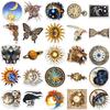 10/30/50pcs Goth Retro Greek Sun Moon Aesthetic Stickers Cool Cartoon Graffiti Decals Suitcase Helmet Phone Kid DIY Sticker Toy