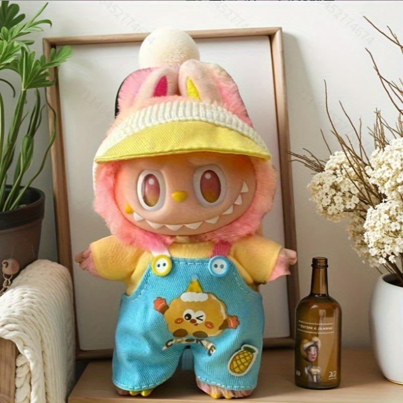 17cm Labubu Doll Clothing Set for 3.0 and First/Second Generation Sitting Party Blind Box Skirt