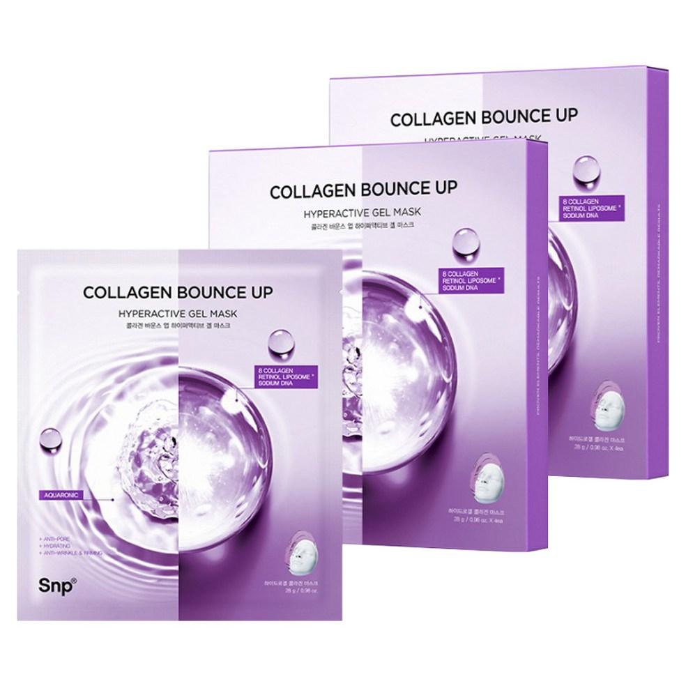 SNP Collagen Bounce Up Hyperactive Gel Mask 28g 4SHeet