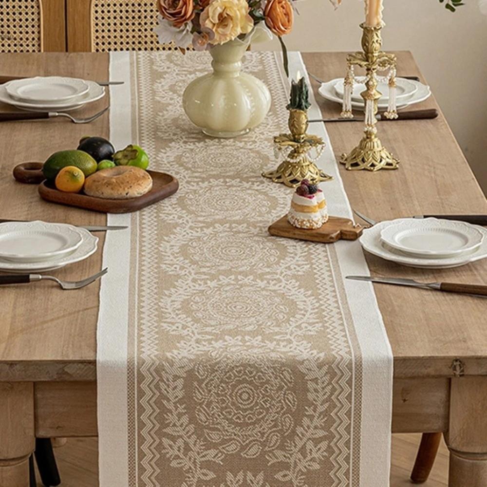Nordic Style Table Runner Waterproof Table Flag Tablecloth Table Cover  Living Room