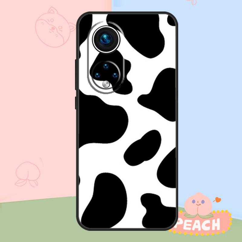 White Black Cow Print Case For Honor Magic 8 6 7 Pro Honor 400 200 70 90 Lite X8b X8c X9a X9b X9c X9d Win RT Cover