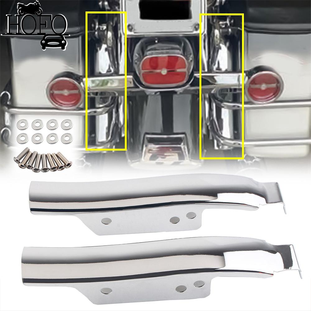 1 Pair Motorcycle Rear Fender Bracket Saddlebag Filler Panel For Harley Touring 1993-2008 FLHRCI FLHRS Electra Glide FLTR