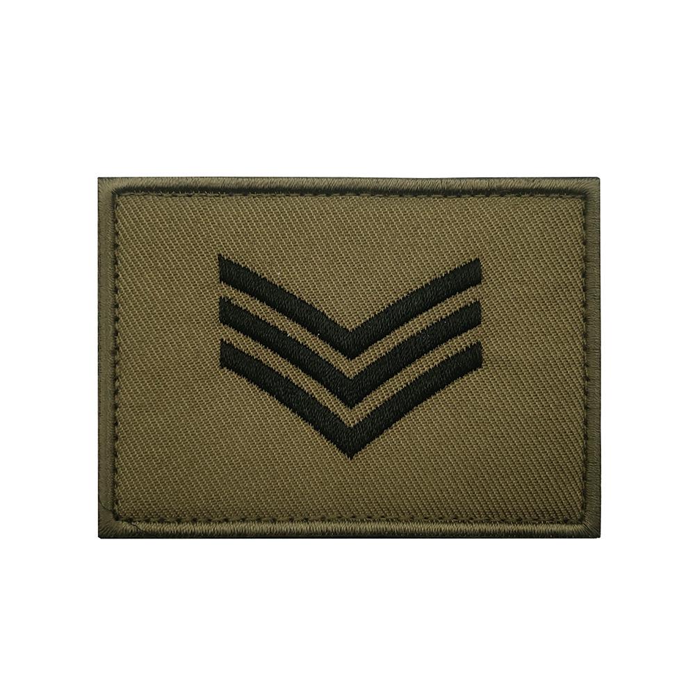 Haike Militärischer Rang Stickerei Stoffflicken Taktisches Klettarmband