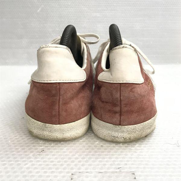 adidas Originals GAZELLE leather sneakers 27.5 red brown(USED)