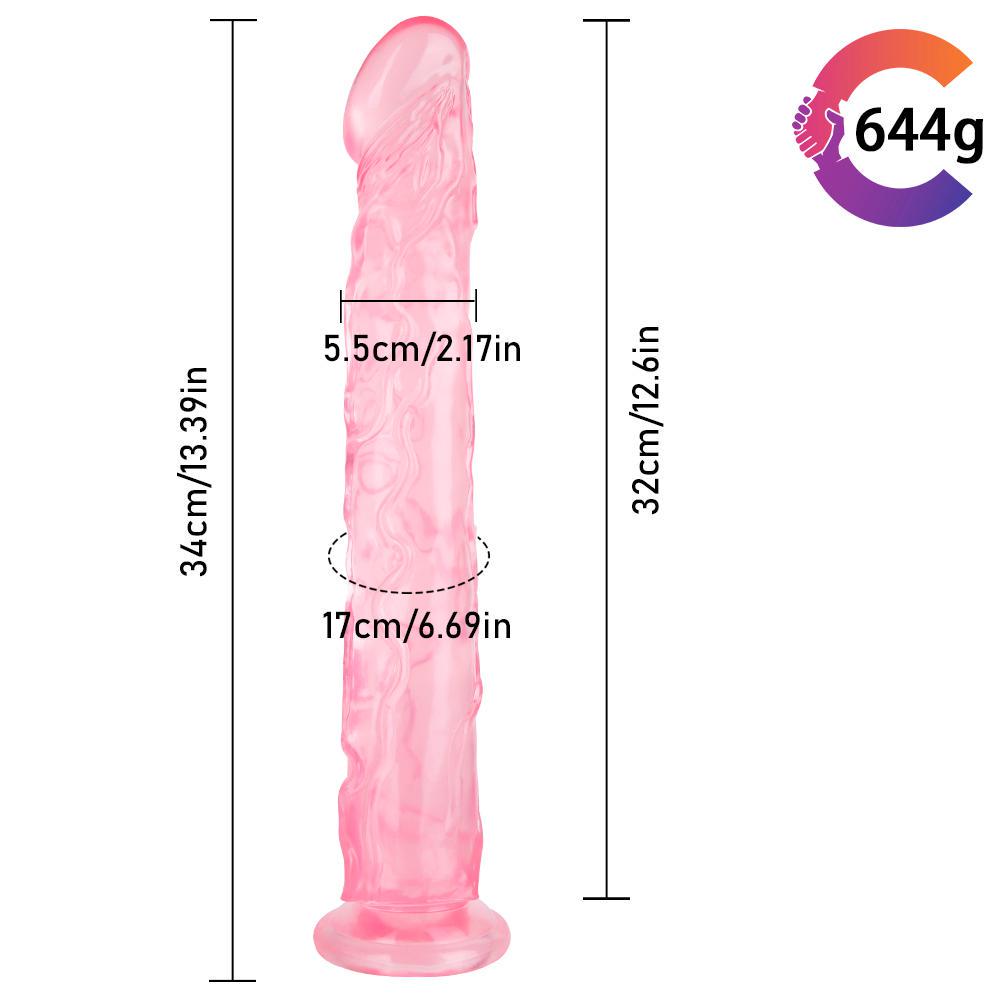 MoDi 32cm vkládací silikonový velký dildo realistický penis se silnou přísavkou Sexy hračky pro ženy