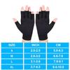 Half Finger Pressure Gloves for Relieving Arthritis Anti Slip Pain Relieving for Men and Women Washable Wrist Gloves Treatment