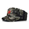 Five Red Pointed Star Hat Cotton Baseball Cap For Travel Days Casual