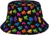 Autism Hats Funny Cute Autism Awareness Print Bucket Hat Summer Travel Beach Fisherman Hat For Women And Men 00003