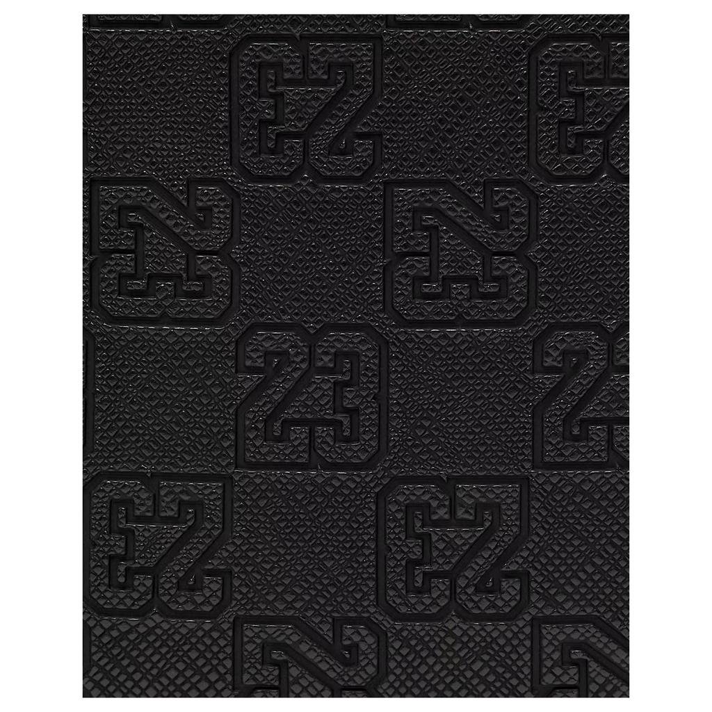 Jordan Monogram Embossed Pattern Fashion Design Crossbody Synthetic Leather Handbag Unisex handbags Black Gold IQ3204-010