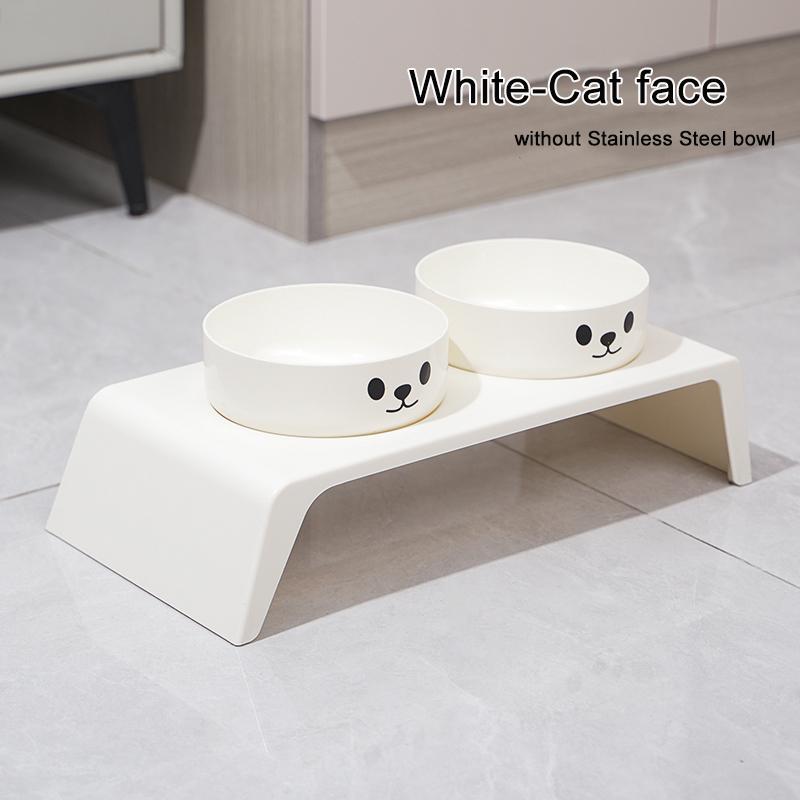 2026 Elevated Pet Dog Feeder Bowls Raised Stand with Double Stainless Steel Food Water Bowls for Small Medium Large Dogs Cats