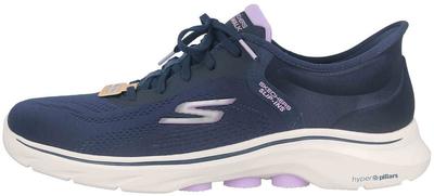 GO WALK 7 - Valin Women Navy/lilac Sneakers