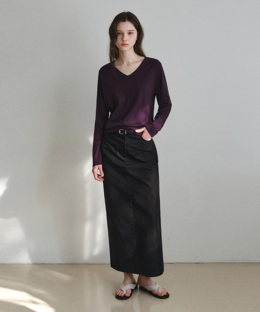 Wednesday Oasis For Woman Pure Cotton Long Skirt_Black(W26Sk02)