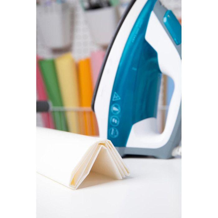 Rouleau de papier adhésif thermocollant double-face - 1 x 1 m