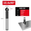 Tool Countersunk Drill Chamfering Tools Cobalt Drill Bit Gold TiAlN 1pcs 3 Flute Countersink Accessories Brand New
