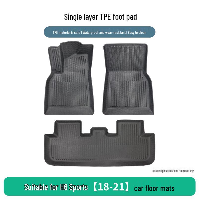 TPE Car Floor Mats for Haval H6 Sport 18-21 Models, Multiple Styles