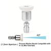 1/4'' Quick Connect High Pressure Washer Tips Stainless Steel Rotary Spray Jet Tip  Patio