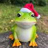 Whimsical Frog Garden Sculptures Adorable Frog Prince Statues with Crown for Patio Yard Lawn Decor Indoor Outdoor