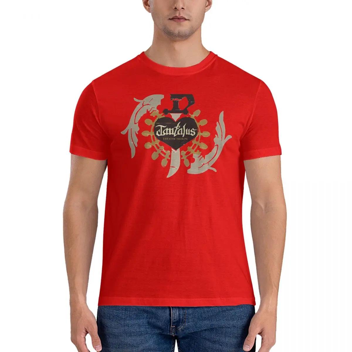 

IX Tantalus Theatre Troupe T Shirts Mens 100 Cotton Vintage TShirt Round Collar Final Fantasy Tee Shirt Short Sleeve Clothing S