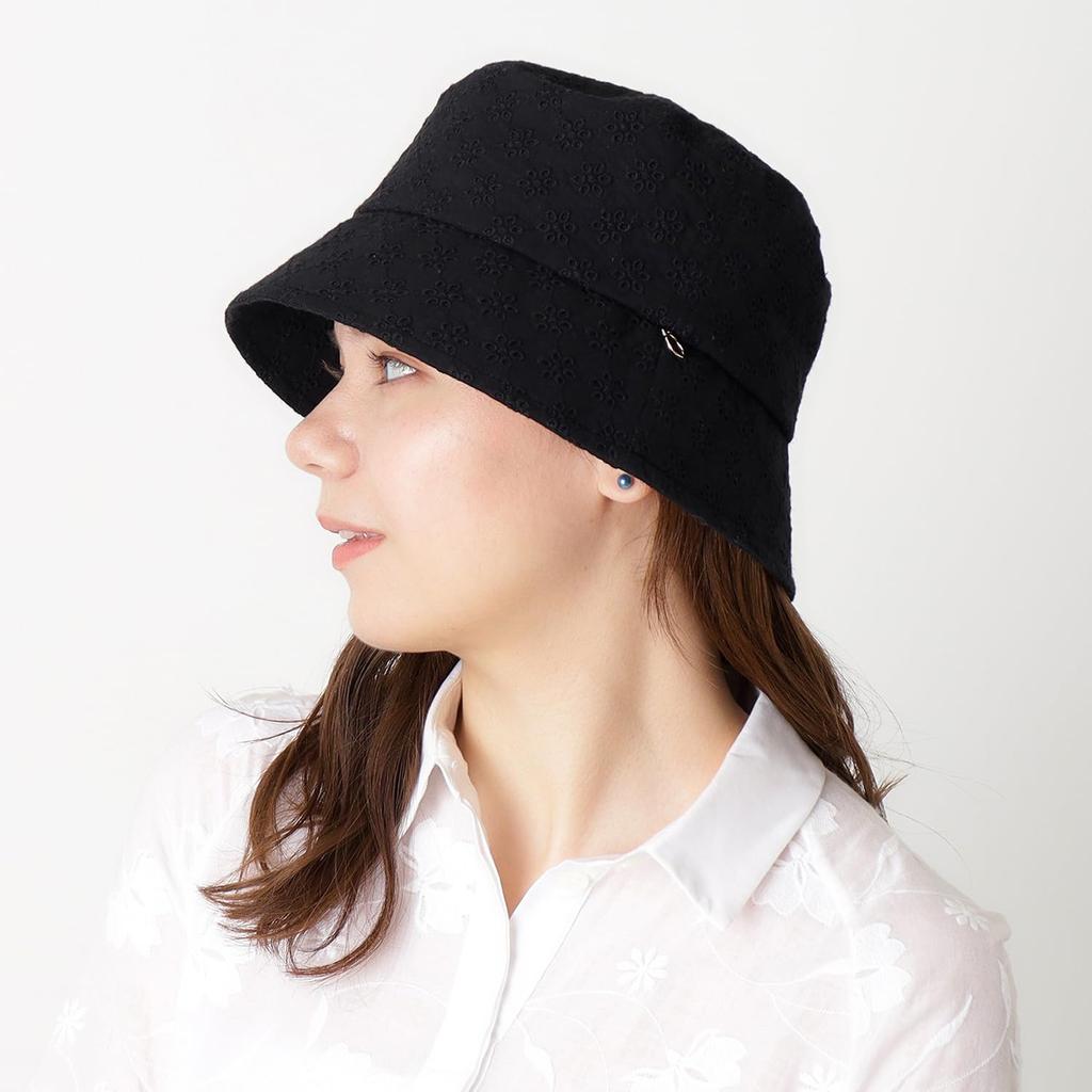 Moonbat PAUL & JOE ACCESSOIRES Lace Bucket Hat with Cat Charm, 71005, Black