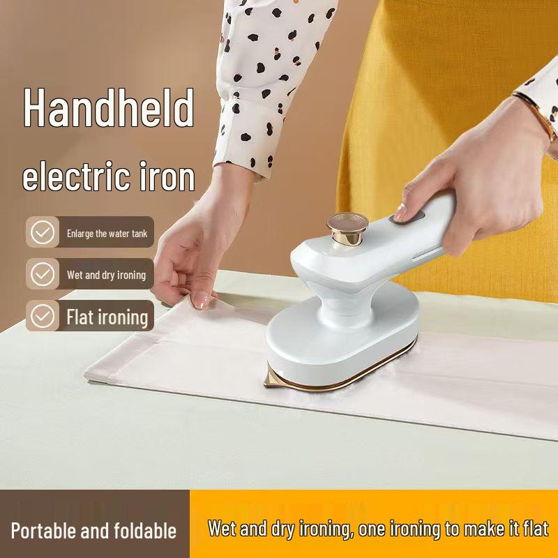 Tragbares Mini-Elektrobügeleisen & Dampfbügler - Handheld, Zweifachnutzung für Trocken- & Nassbügeln