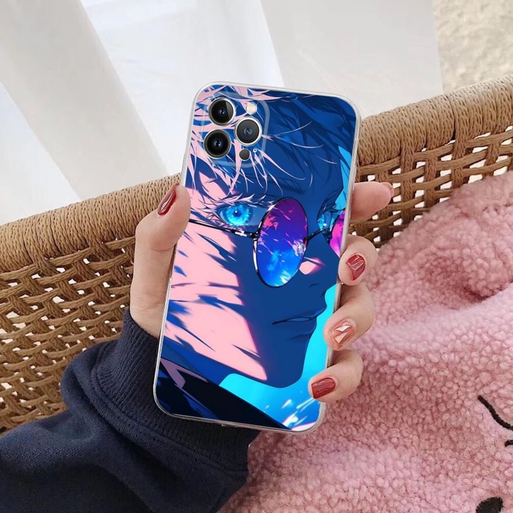 J-Jujutsu K-Kaisen G-Gojo Anime Phone Case For IPhone 16 15 14 11 12 13 Mini Pro XS Max Cover 6 7 8 Plus X Funda Shell