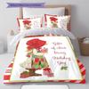 SaraKey Pattern Bedding,Quilt Set Quilt Cover Pillowcase Home Birthday Gift (1 * duvet cover + 2 * pillowcase, without core)
