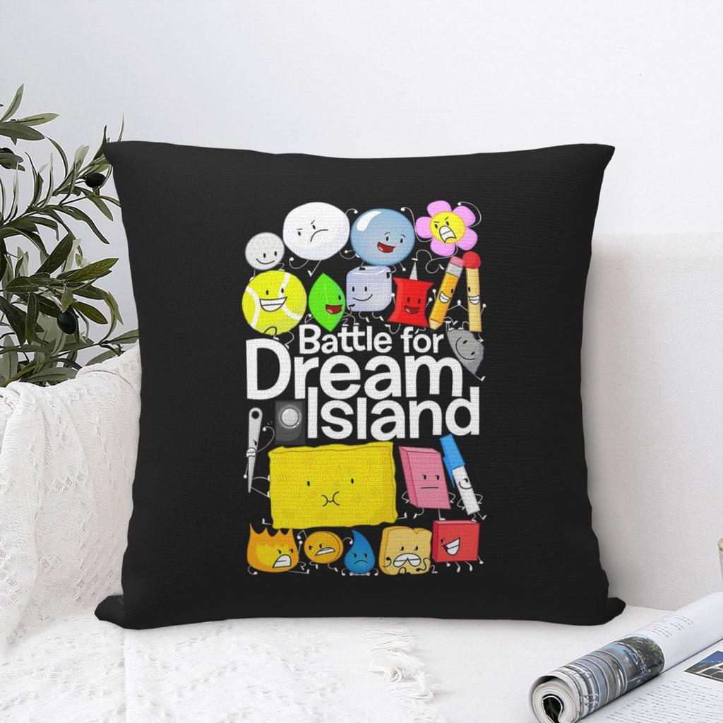 BFDI Poster Square Pillowcase Cushion Cover Pillow Case Throw Pillow Cover for Home Sofa Living Room