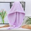 Hair Scarf with Buckle, Quick-drying Hair Scarf, Super Absorbent (purple)