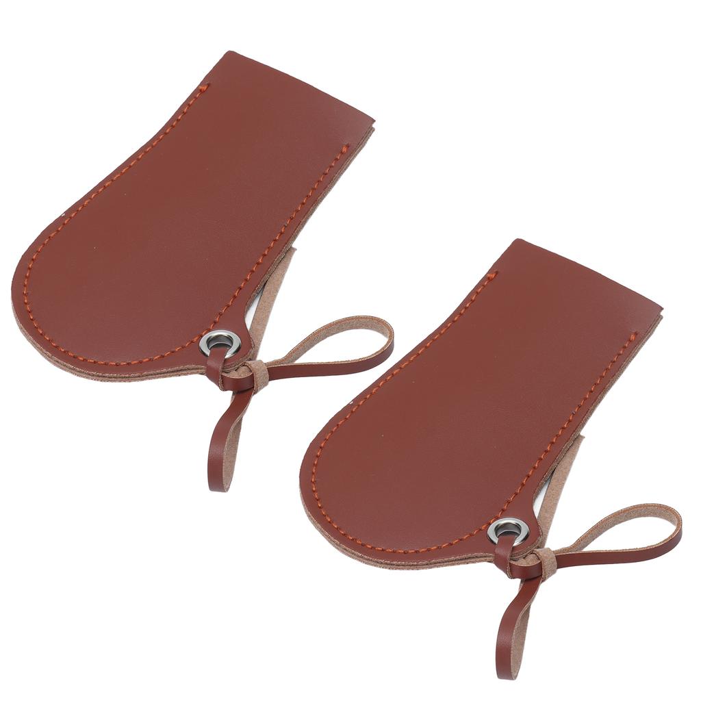 2PCS Cast Iron Handle Cover Suspension Design Retro Fashion Fine Workmanship Hot Handle Holder