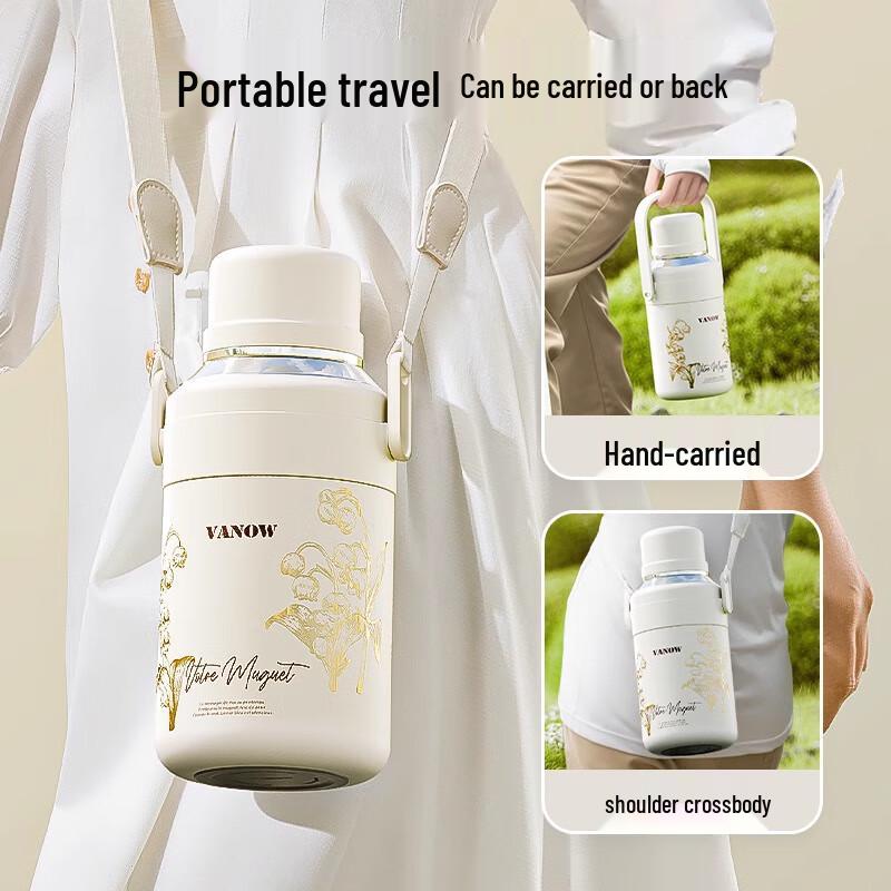 Vanow Lily of the Valley Insulated Thermos 1200ml