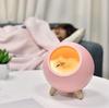 Night Light Mood Lighting Sweet Cat Sleeping Night Light Girl Room Night Light Bedroom USB Bedroom LED Cartoon Table Lamp White