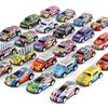 Children'S Puzzle 1:72 Pull Back Inertial Alloy Racing Simulation Sports Car Racing Alloy Car Model 30 Color Boxes