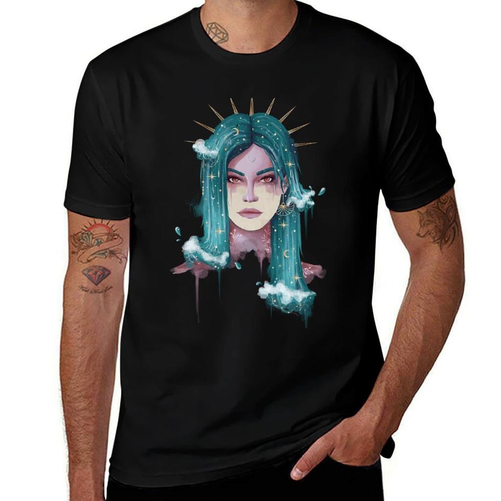 Ocean Nymph Mermay 2022 Tshirt Casual Fashion Short Sleeve Cotton Tshirt