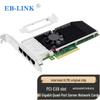EB-LINK Intel XL710 10G 4-Port PCIe Server Network Adapter