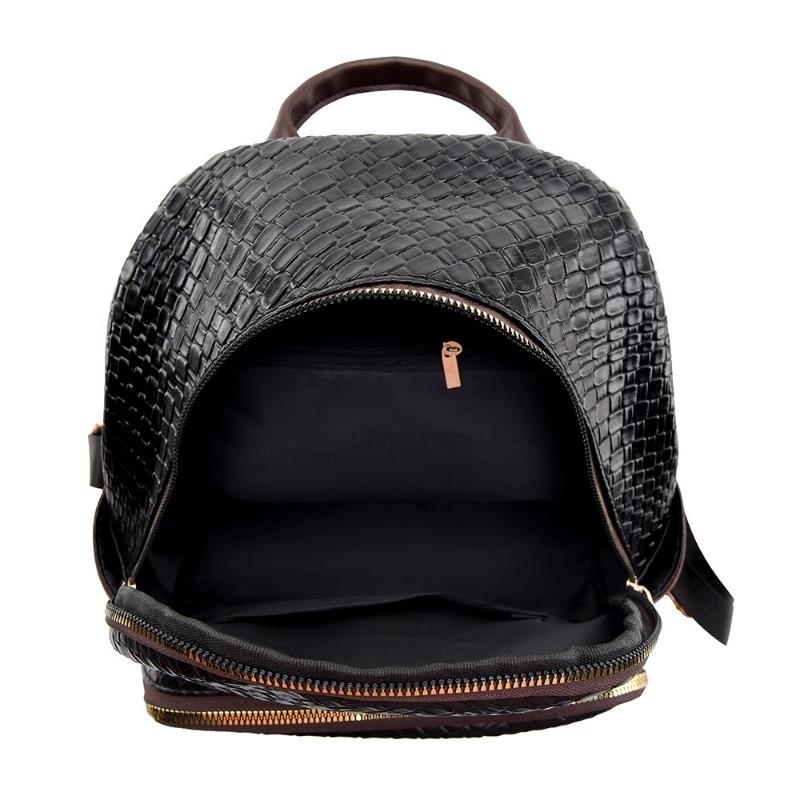 Retro Soft Leather Backpack for Women Simple and Versatile Large-capacity Ladies' Backpack Casual Schoolbag
