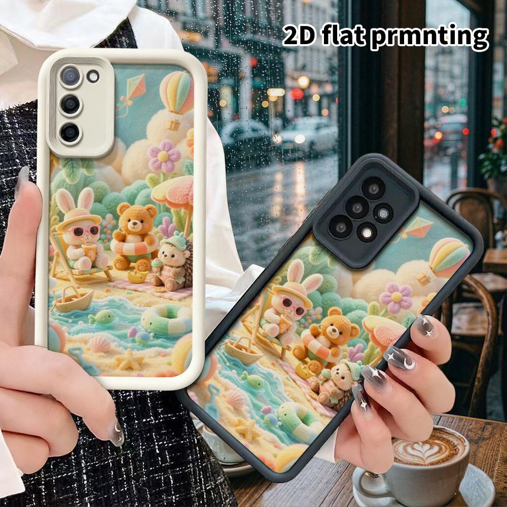 Phone Case: 2D Flat, Suitable for Samsung Galaxy A34 A35 M05 M06 S20 S22 S21 FE Plus 5G Protective Case, Perfect for Summer Parties, Christmas, and Ha
