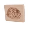 Carved Wooden Gingerbread Cookie Mold Biscuit Chocolate Press Mold 3D Baking Hedgehog Stamp Mould