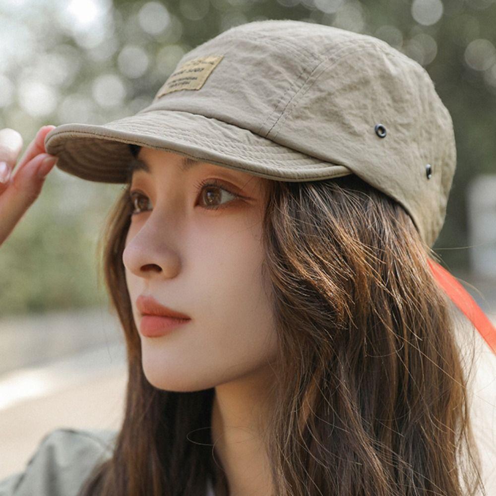 Japanese Short Brim Baseball Cap Breathable Quick-Drying Baseball Cap Autumn Casual Peaked Cap  Man