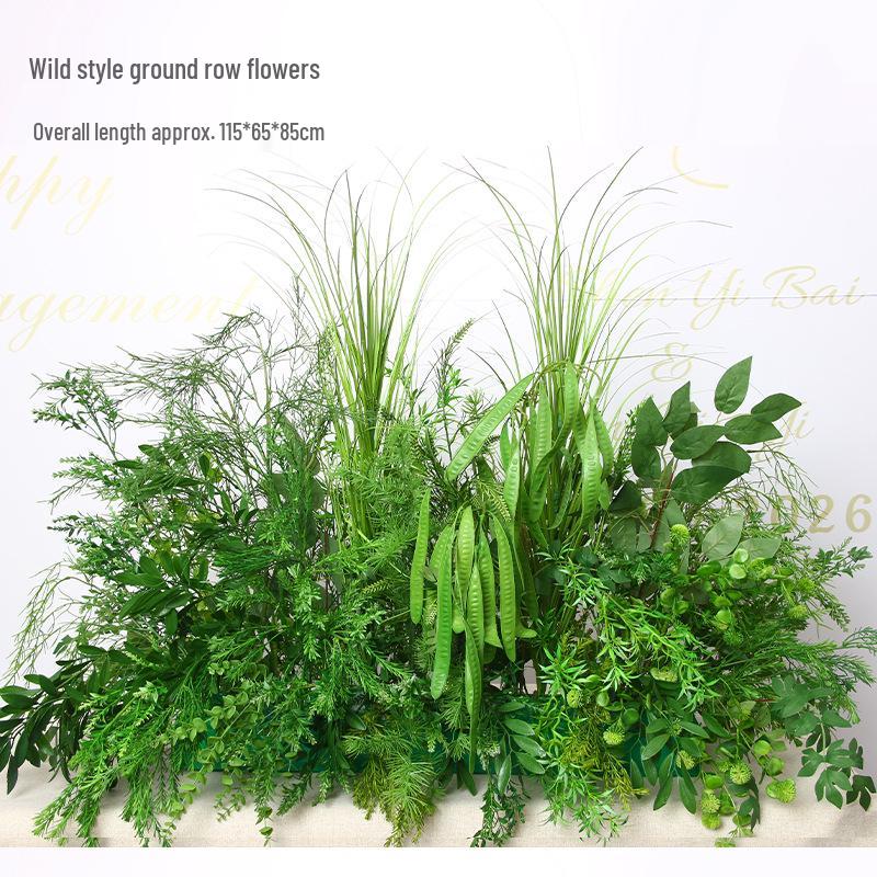 Mori Style Artificial Wedding Floral Aisle Decoration
