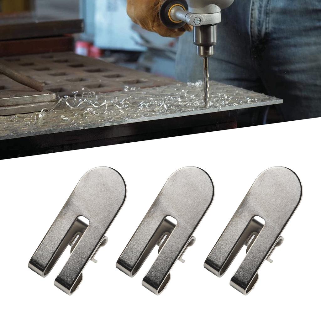 Parts Belt Hook Clip Fittings With Screw 3PCS Accessories For Drywall Screwgun N435687 Replacement High Quality