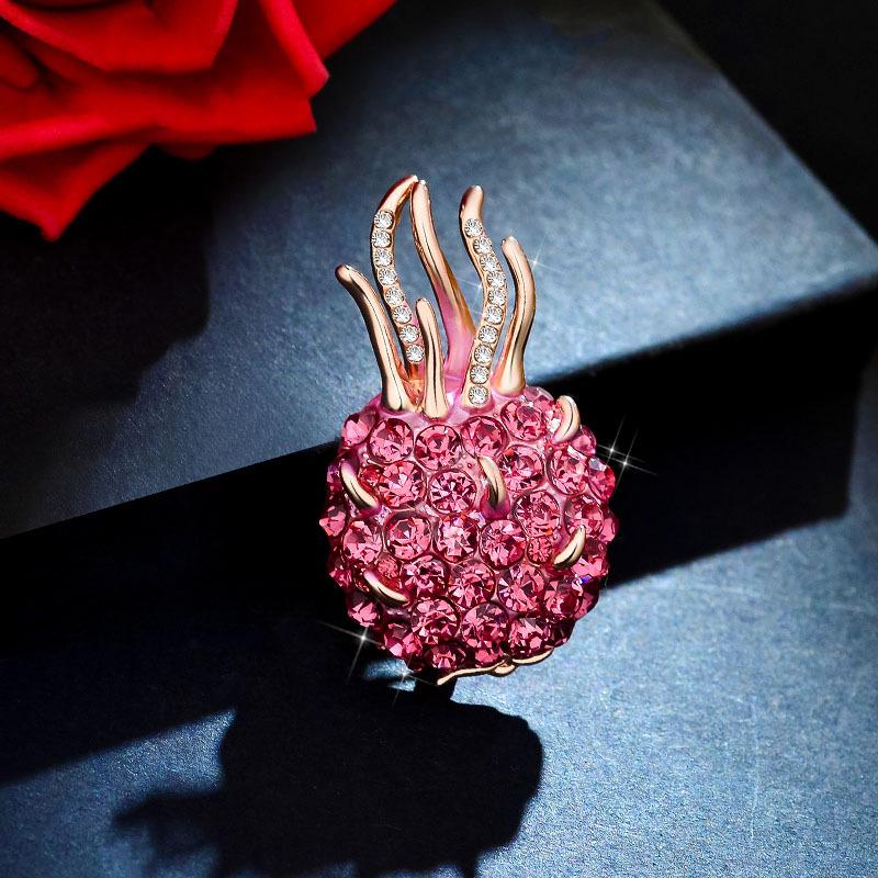 

Креативная брошь «Драконий фрукт»: Милый японский стиль, простая брошь-бутоньерка в корейском стиле, идеально подходит для добавления нотки уникального очарования любому наряду.