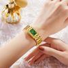 Womens Watches Top Brand Luxury Green Diamond Dial Quartz Watch for Women Waterproof Fashion Wristwatches Relogio Feminino
